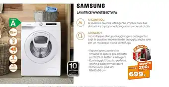 Expert Lavatrice ww10t554dtw/s3 offerta