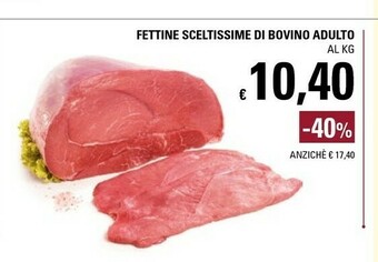 Fettine sceltissime di bovino adulto