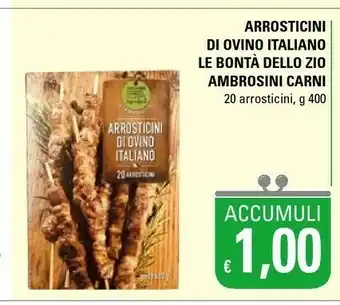 Arrosticini di ovino