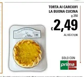 Torta ai carciofi la buona cucina