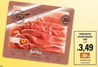 Basko Prosciutto di san daniele dop offerta
