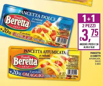 Basko Pancetta affumicata a cubetti 180 g(ml) offerta