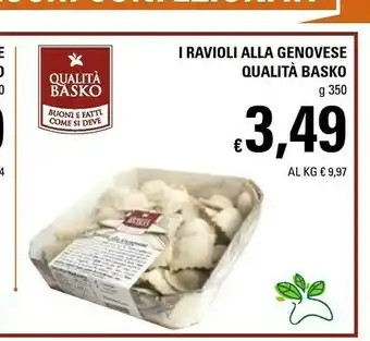 Basko Qualita basko i ravioli alla genovese offerta