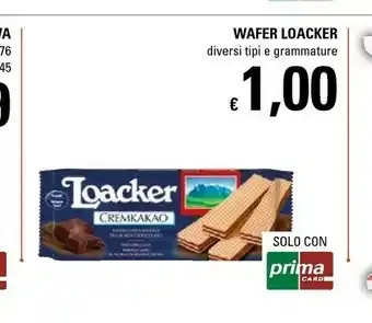 Wafer milk