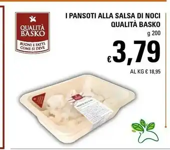 Basko Qualita basko i pasoti alla salsa di noci offerta