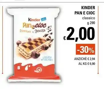 Basko Kinder pan e cioc offerta