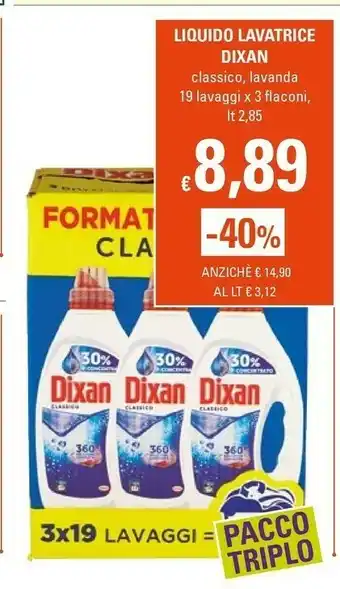 Basko Liquido lavatrice classico 2850 ml offerta