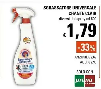 Basko Sgrassatore universale 600 ml offerta