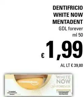 Basko Dentifricio white now offerta