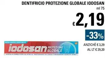 Iodosan dentifricio protezione globale