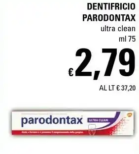 Basko Parodontax dentifricio ultra clean offerta