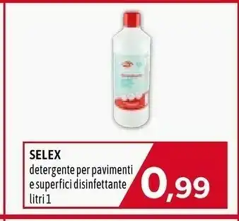 Detergente per pavimenti e superfici disinfettante