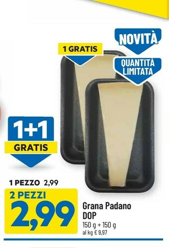 DPiù Grana padano dop offerta
