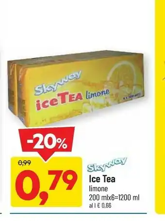 DPiù Icetea limone offerta