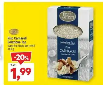 DPiù Riso carnaroli selezione top offerta