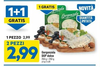 DPiù Gorgonzola dop dolce offerta