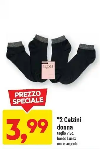 DPiù 2 calzini donna offerta