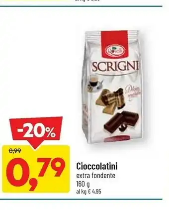 Cioccolatini extra fondente