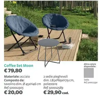 Bricocenter Coffee set moon offerta