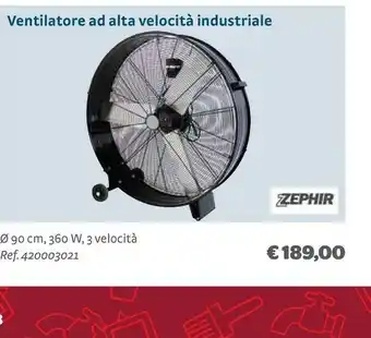 Bricocenter Ventilatore ad alta velocità industriale offerta