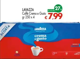 Interspar LAVAZZA Caffè Crema e Gusto gr 250 x 4 offerta