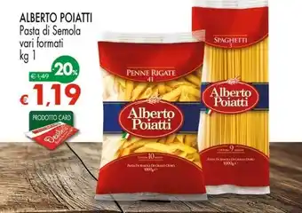 Interspar ALBERTO POIATTI Pasta di Semola vari formati kg 1 offerta