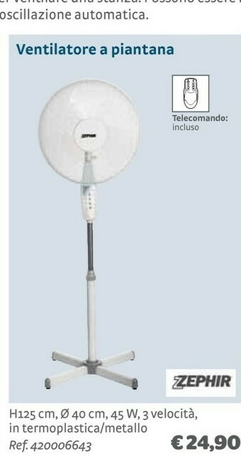 Bricocenter Ventilatore a piantana offerta