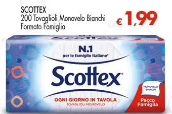 Interspar SCOTTEX 200 Tovaglioli Monovelo Bianchi offerta