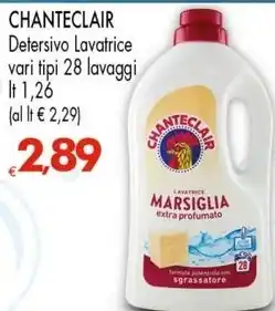 Interspar CHANTECLAIR Detersivo Lavatrice vari tipi 28 lavaggi offerta