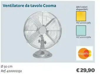 Bricocenter Ventilatore da tavolo cooma offerta