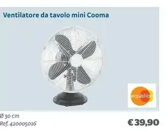 Bricocenter Ventilatore da tavolo mini cooma offerta