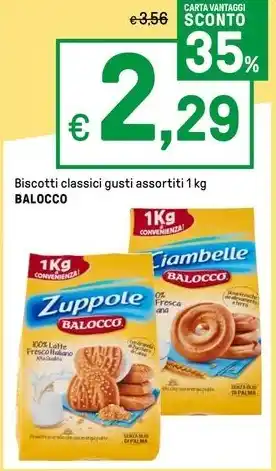 Iper La Grande Biscotti classici gusti assortiti 1 kg BALOCCO offerta
