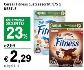 Iper La Grande Cereali Fitness gusti assortiti 375 g NESTLÉ offerta