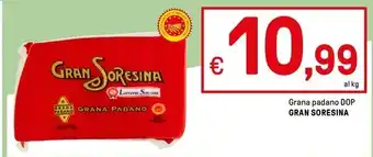 Iper La Grande Grana padano DOP GRAN SORESINA offerta