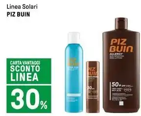 Iper La Grande Linea Solari PIZ BUIN offerta