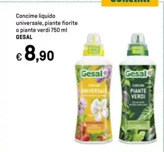 Iper La Grande Concime liquido universale, piante fiorite o piante verdi 750 ml GESAL offerta