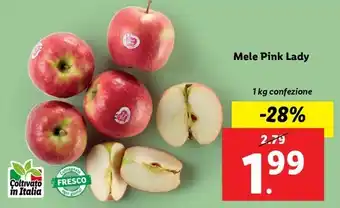 Lidl Mele Pink Lady 1 kg confezione offerta