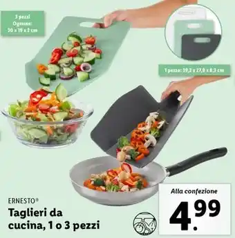 Lidl ERNESTO Taglieri da cucina, 1 o 3 pezzi offerta