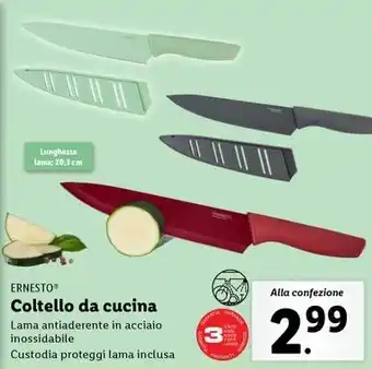 Lidl ERNESTO Coltello da cucina offerta