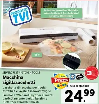 Lidl SILVERCREST KITCHEN TOOLS Macchina sigillasacchetti offerta