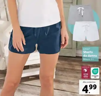 Lidl esmara Shorts da donna offerta