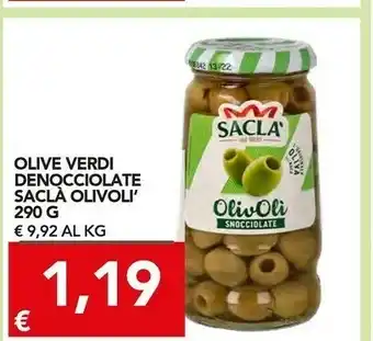 TuoDi Olive verdi denocciolate olivoli 290 g offerta