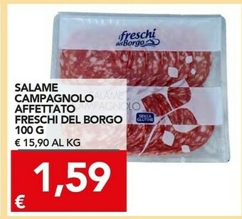 TuoDi Freschi del borgo salame campagnolo offerta