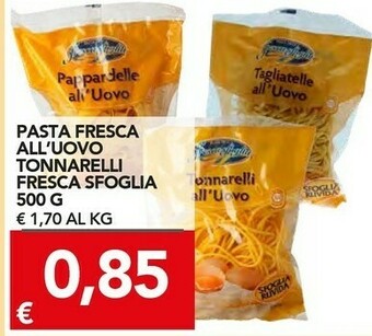 TuoDi Pasta fresca all'uovo tonnarelli 500 g offerta
