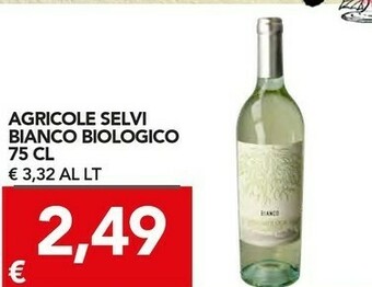 TuoDi Agricole selvi bianco biologico offerta