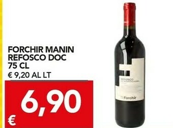 TuoDi Forchir manin refosco doc offerta