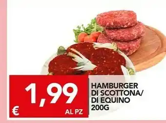TuoDi Hamburger di scottona / di equino offerta