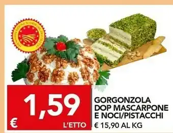TuoDi Gorgonzola dop mascarpone e noci / pistacchi offerta
