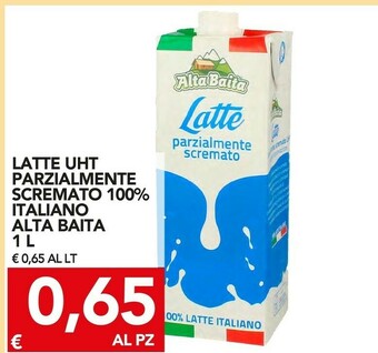 TuoDi Latte uht parzialmente scremato offerta