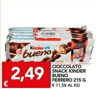 TuoDi Kinder cioccolato offerta